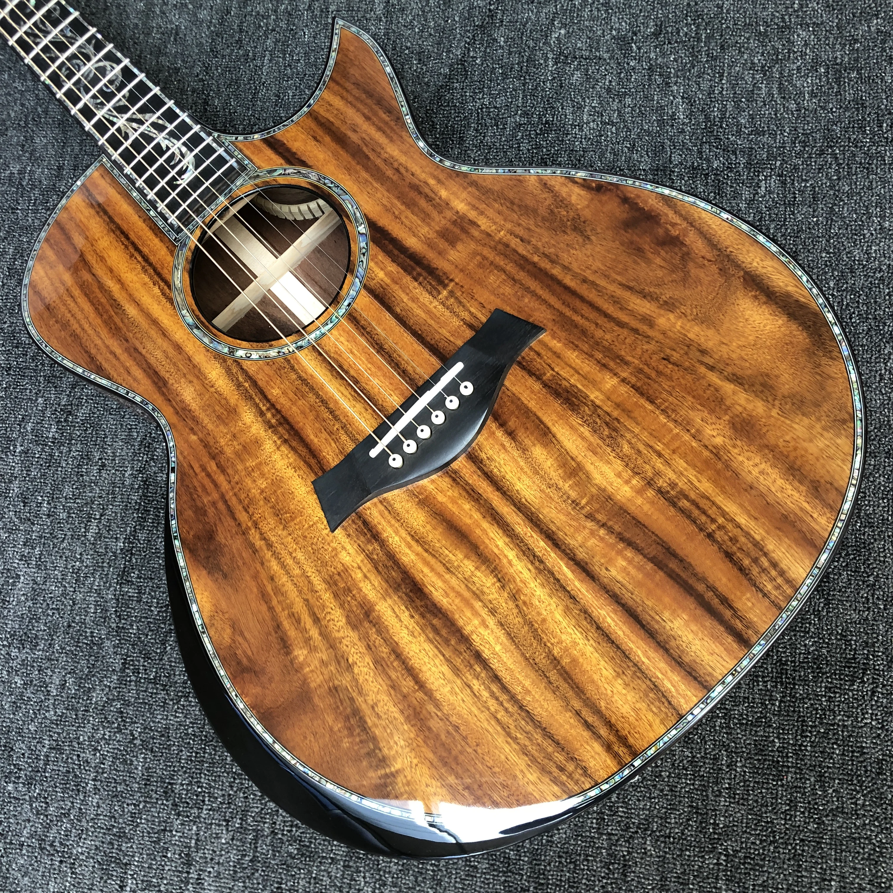 Подлокотник для корпуса Chaylor sp14 акустическая гитара настоящая abalone solid KOA top ps14