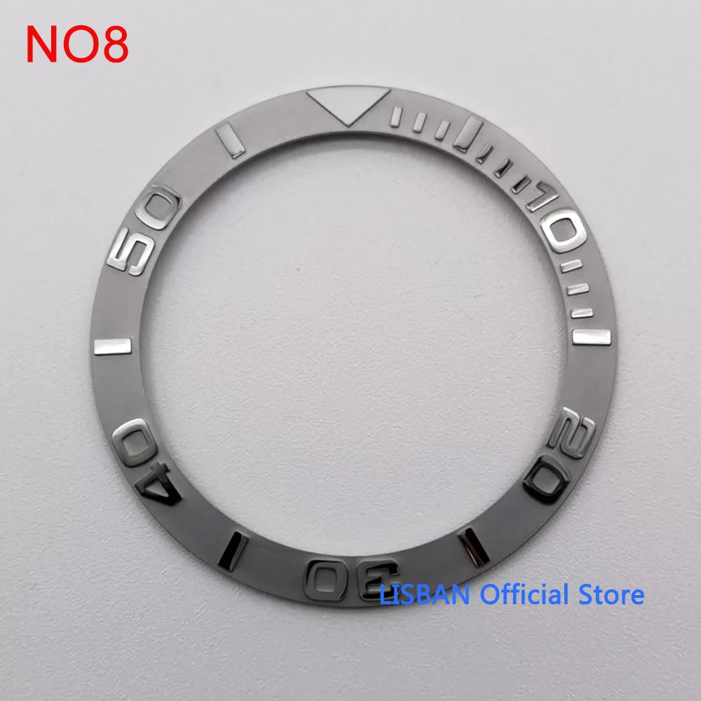 Premium Ceramic Bezel Insert for Watch Cases - 38mm Outer Diameter