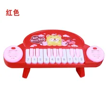 3C Сертификация деятельности-Младенцы раннего образования игрушки животных мультфильм qin сияющая модель пианино с фортепиано ноги