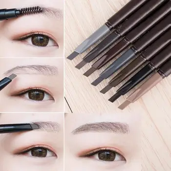 

2 in 1 Eyebrow Tint Waterproof Lasting Paint Tattoo Eyebrow Pencil With Brush Fine Sketch Eye Brow Liner Beauty Cosmetics TSLM2