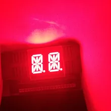 Module d'affichage LED 0.54, 10 pièces, 14segments, 2 blocs, 2Bits, 2 caractères, 2 chiffres, 0.54 pouces, rouge, affichage de la Cathode