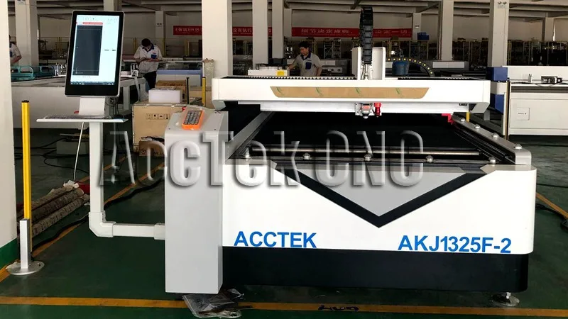 500 Вт волоконный лазер 1300*2500 мм рабочая зона AKJ1325F-2 станок для лазерной резки для нержавеющей стали