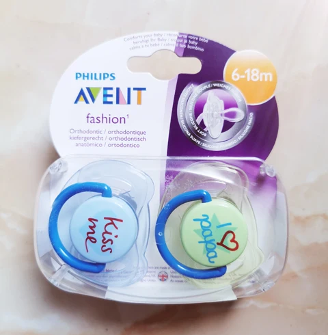 Avent пустышки без BPA Avent Ортодонтическая пустышка Avent Freeflow силиконовые пустышки 6-18 месяцев 2/упаковка - Цвет: Серебристый