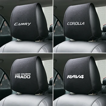 

1pcs Interior accessories Universal Size Hot car headrest cover for Toyota corolla chr camry prado land cruiser rav 4 yaris