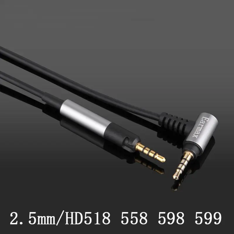 4 4mm 2 5mm BALANCED Audio Cable For Sennheise HD595 558 518 598 Cs SE SR HD599 569 579 2 30i 2 20S 2 30g headphones