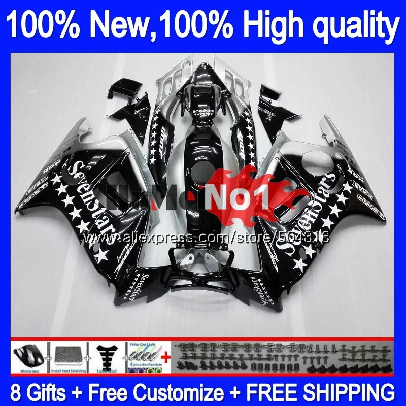 Корпус+ майка для HONDA CBR 600F3 CC CBR600FS 1997 1998 3MC. 124 CBR600 F3 FS 600CC 600 F3 97-98 CBR600F3 97 98 Sevenstars обтекатели - Цвет: No. 1