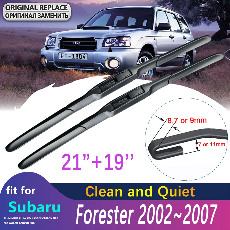 Front Wiper Blades For Subaru Forester 2002 2003 2004 2005 2006 2007