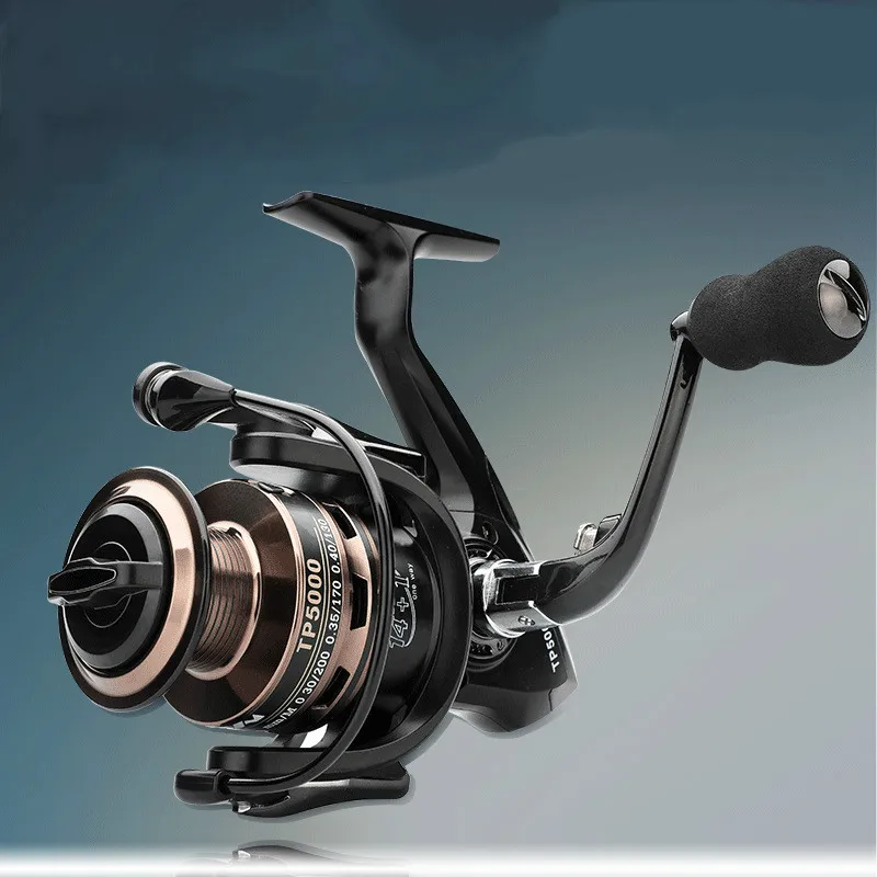  1000s-7000s Spinning Fishing Reel 14+1 BB Metal Coil Bait Casting Fishing Wheel Wedkarstwo Peche Ha