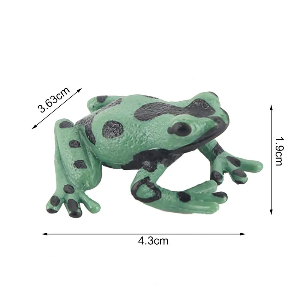 Miniature Figurines Action Figure Toy Simulation Frog Model
