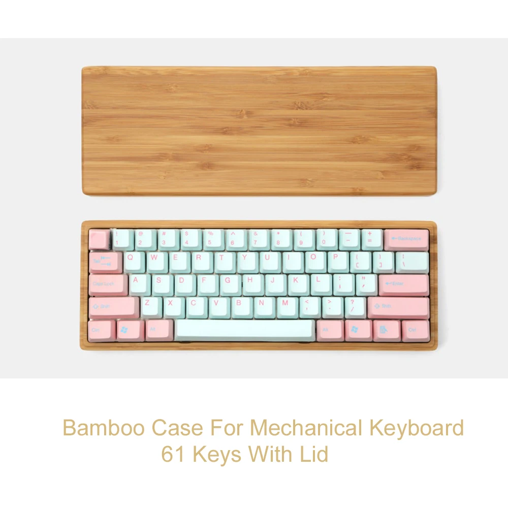 安い アウトレット販売 竹製メカニカルキーボードの蓋付きケース 61キー 60 天然木キット Gk61用スタビライザー Gateron Kailh Cherry Mxと互換性あり 通販モール Pmp2kpbanyuwangi Dkp Jatimprov Go Id