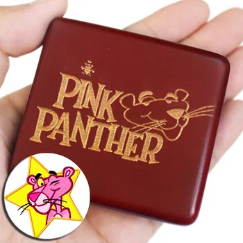 

Handmade Wooden Pink Panther Music Box Birthday Gift For Christmas Valentine's day special gifts for lovers, childrens