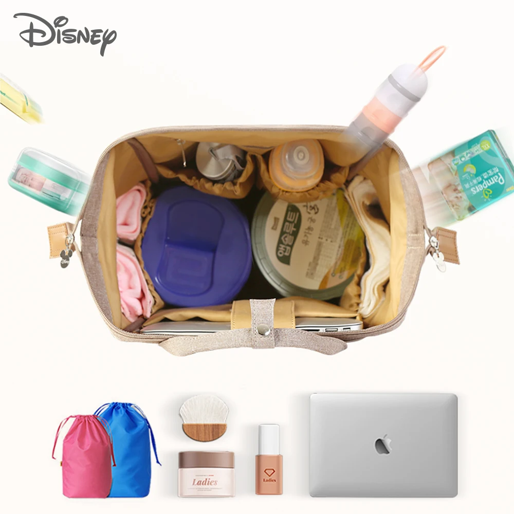 Сумка для подгузников disney, рюкзак для мам, сумка для пеленания, сумка для подгузников для мам, сумка для подгузников, дорожная коляска с USB подогревом