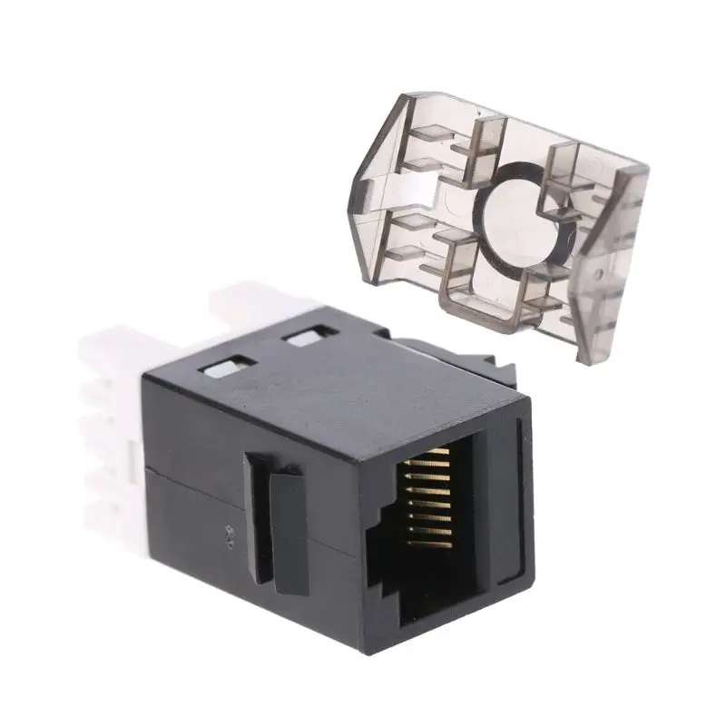 

2Pcs UTP CAT6 Network Module RJ45 Connector Cable Adapter Keystone Jack B95D