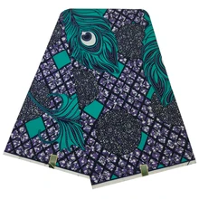 Красивые африканские восковые печатные ткани настоящий воск мягкий настоящий воск Анкара голландский java ткань полиэстер