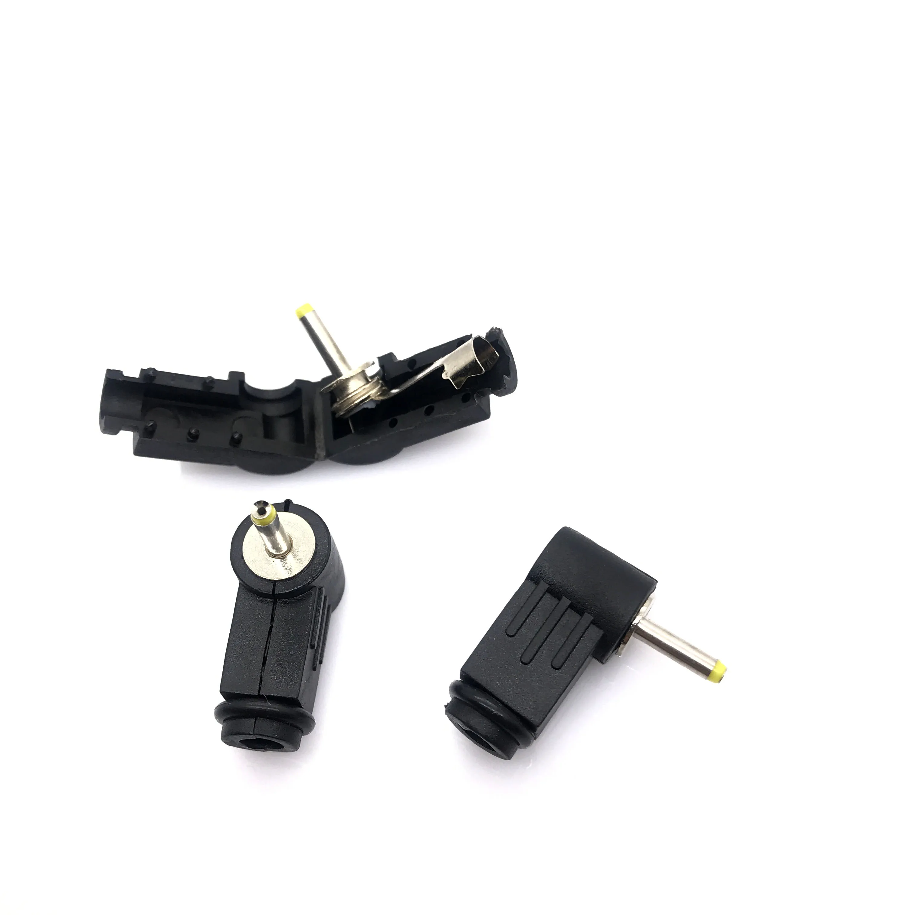 2.5x0.7 mm DC Power Plug 2.5*0.7 mm L-shaped Male 90 Right Angle Single Head Jack Adapter Cord Connector