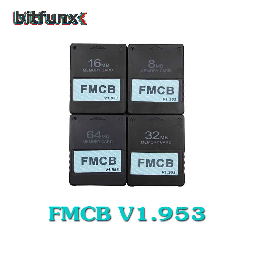 Bitfunx v1 953 FMCB Free McBoot Card for Sony PS2 Playstation2 8MB 16MB 32MB 64MB Memory
