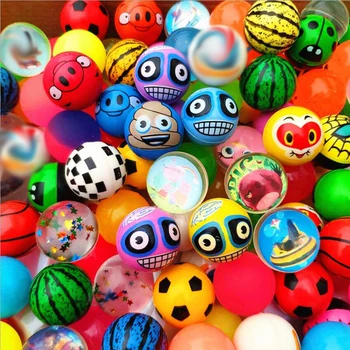 5pcs Funny Toy Balls Mixed Bouncy Ball Solid Floating Bouncing Child Elastic Rubber Ball Of Pinball Bouncy Toys For Chuldren 1