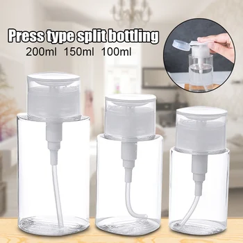 

Hot Travel Makeup Empty Bottle Cap Bottle Toner Bottles Lotion Facial Cream Pressing Bottling Separately t6