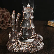 Encens Quemador De Incienso горелка для благовоний, керамическая курильница для чайной церемонии, ароматическая печь, Дымчатая пагода, Золотая