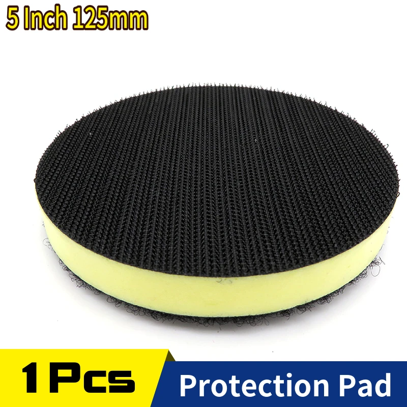 5 Inch 125mm Pu Foam Interface Pad Sander Backing Pad Polishing Pad Hook And Loop Protection