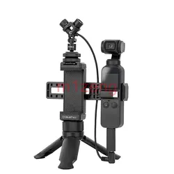 3,5 мм стерео видео микрофон Штатив для микрофона зажим держатель телефона Гибкий комплект для смартфона DJI OSMO Карманная камера