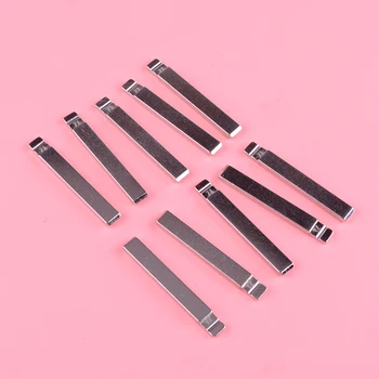 

CITALL NEW 10pcs Metal Silver Flip Blank Uncut Key Blade 71 Fit For GM Buick Cruze HU100 Remote B-Series