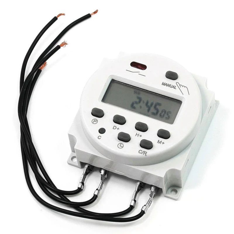 BMBY-AC 220 V-240 V lcd цифровой программируемый таймер реле времени 8A
