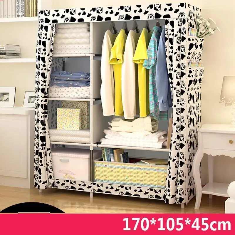 Ropa Armario Tela домашний Garderobe комод для Moveis шкаф для хранения шкаф мебель для спальни Mueble De Dormitorio гардероб - Цвет: MODEL AD