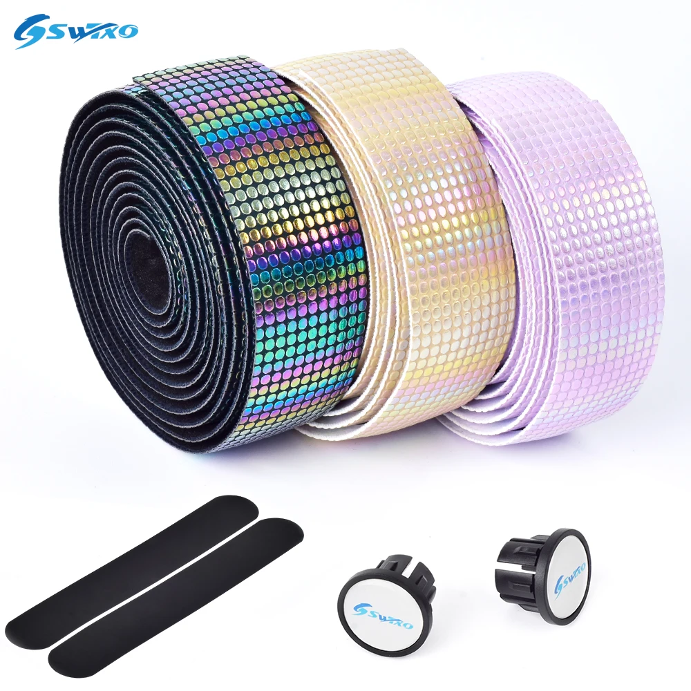New Fouriers Dual Color Handlebar Tape Pu Bicycle Handlebar Tape For Fixed  Gear Road Bike Handlebar Tape - Bicycle Handlebar Tape - AliExpress