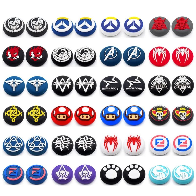 Thumb Stick-Tapa de agarre de silicona suave, para Sony Playstation 5, PS5, PS4, PS3, XBOX, Switch NS