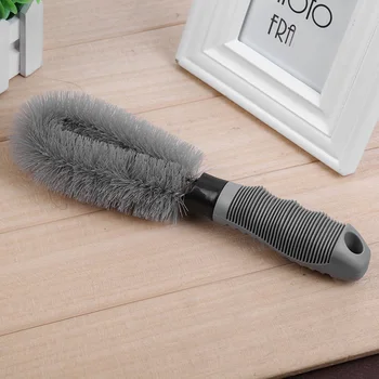 

Car Wheel Brush Non Slip Handle Tire Rim Cleaning Scrub Brush Auto Washing Tool Outdoor Anti-resistance Repairing Parts