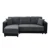 L SHAPE Sofa Bed Faux Leather  & Fabric 3 Seater Sofa Living Room/Spare Room/Guest Room Bed Settee 8