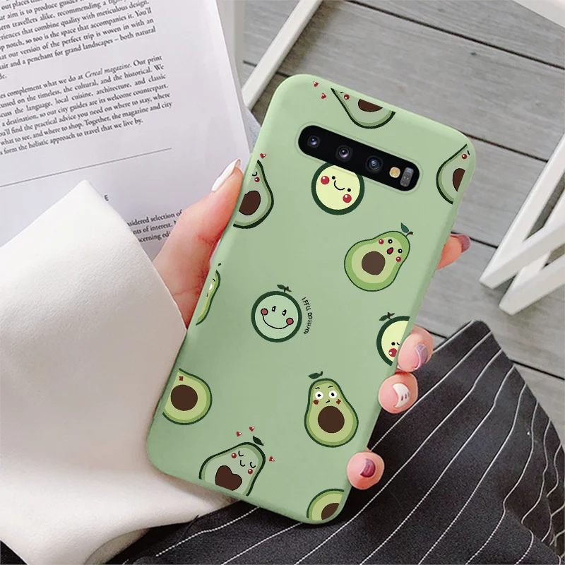 samsung silicone case For Samsung Galaxy S10 Plus S10e Case Silicone Back Cover Phone Fundas For Samsung s 10 s10plus s10 E Flower Coque Bumper Shell cute samsung cases