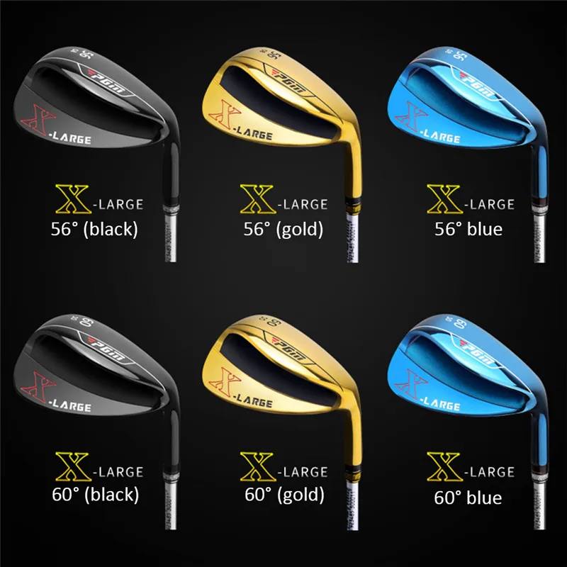 PGM клюшки для гольфа мужские песочные стержни расширенные клиновидные нижние наклонения 56/60 градусов Гольф-клуб гольф Паттер; гольф-оборудование четыре цвета