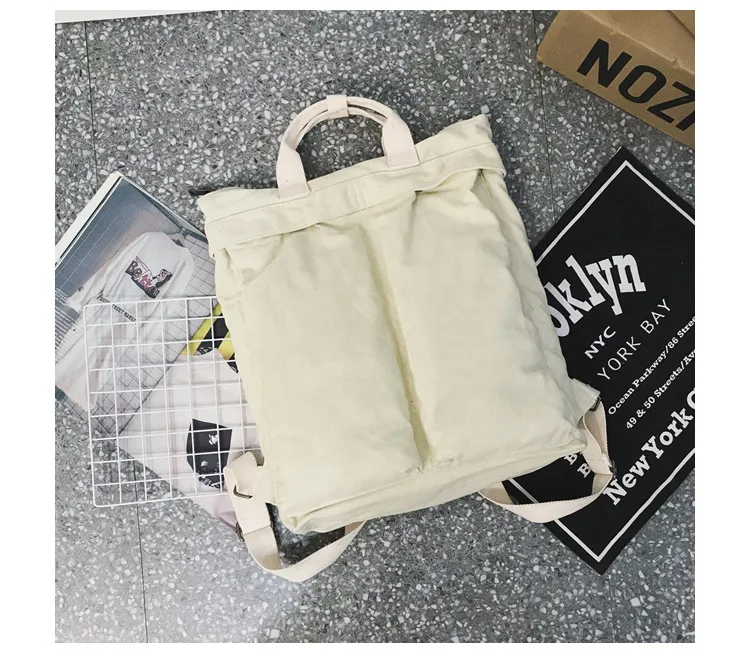 Retro Large Capacity Soft Canvas Women's Backpacks Fashion Student Schoolbag Teenager Girl Travel Backpack Sac A Dos 2021 New