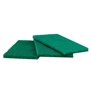 

5 Pcs Quick Clean Heavy Duty Griddle Pad Grit Scouring Pads Restaurant-Grade Griddle Cleaning Pads (Green)