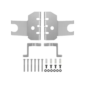 

Axle Front Rear Protection Board Alloy aluminum 1/10 RC Aluminum Skid Plate for Axial Wraith RR10 Crawler sliver 2 pieces