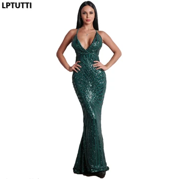 

LPTUTTI Sequin New For Women Elegant Date Ceremony Party Prom Gown Formal Gala Events Luxury Long Evening Dresses