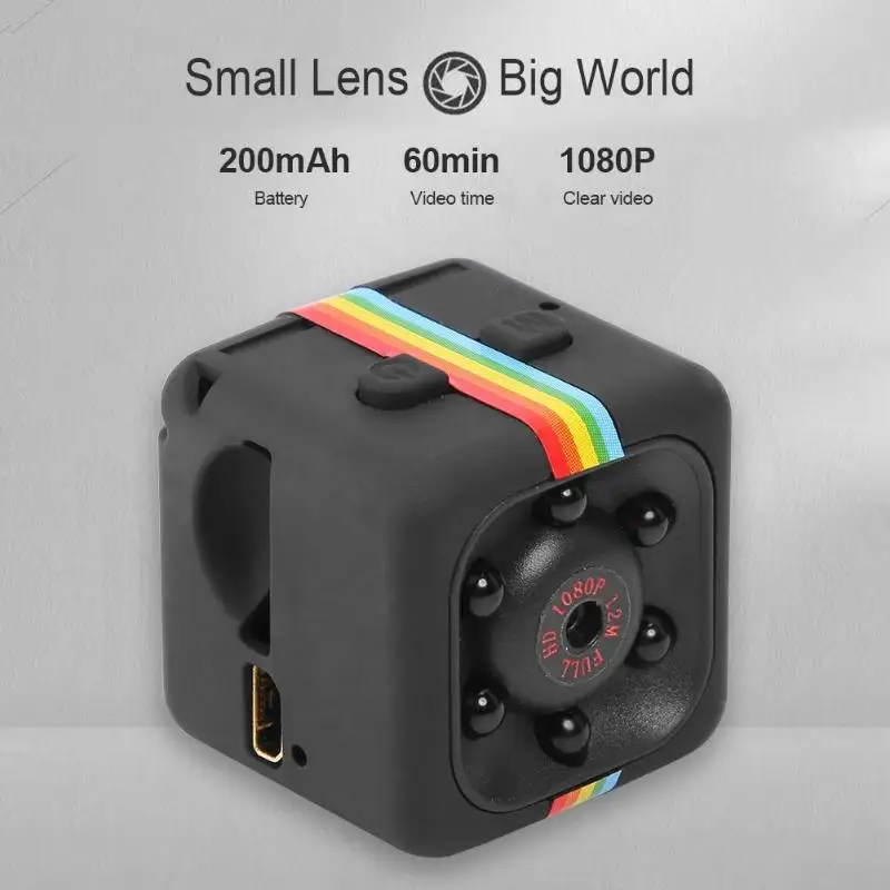 SQ11 мини видеокамера HD 1080P ночного видения DVR видеокамера наружная видеокамера для хранения температуры-10~ 70 градусов по Цельсию