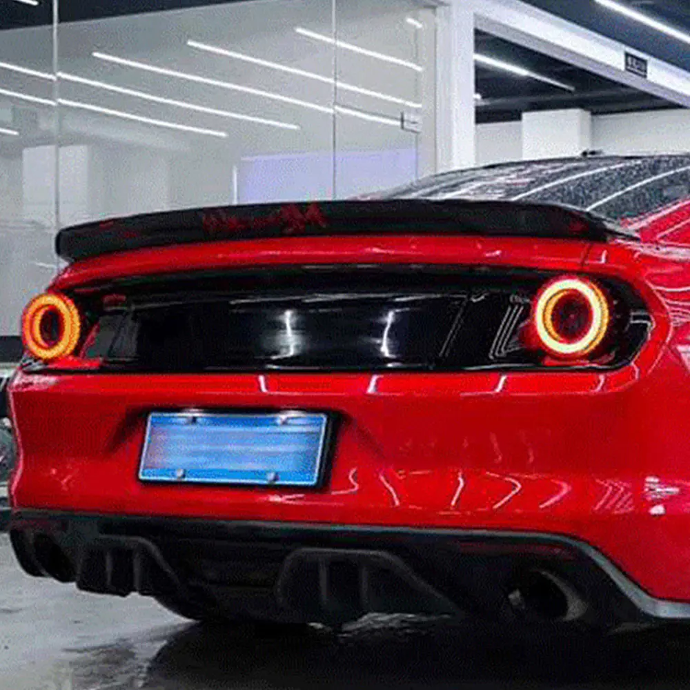 4PCS Car Styling for Ford Mustang GT Taillights- for Mustang GT LED Tail Lamp+Turn Signal+Brake+Reverse LED light