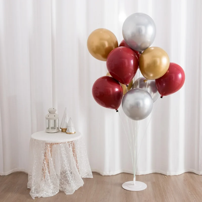  Movable Reusable Balloon Stand Holder Kit Decoration Main Pillar Desktop Sticks Heightening Thin Ro