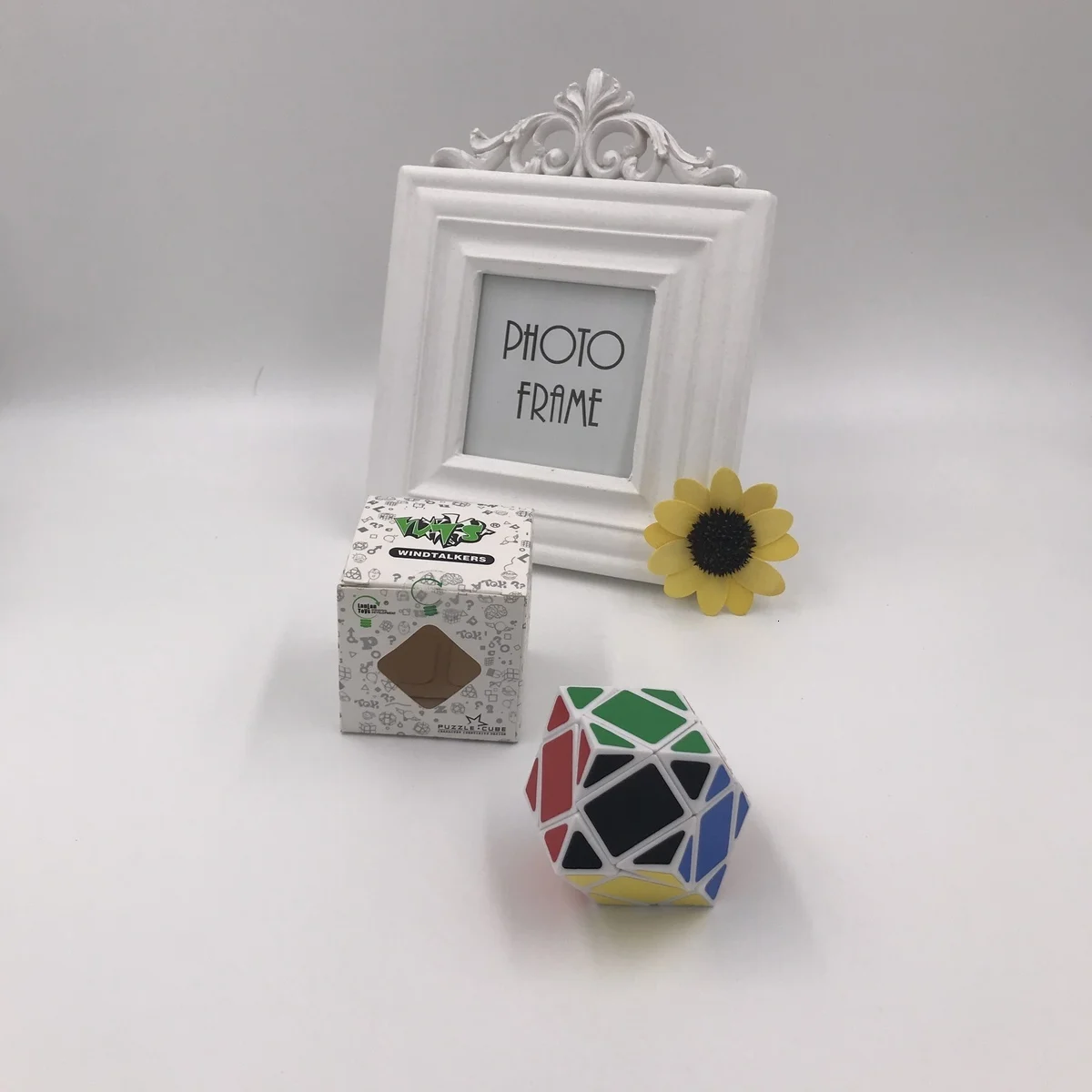 MF Lanlan 3rd-Order Figed алмаз Magic Cube формы 6-Axis 12-гранное движения Cubo Magico головоломки надувные игрушки