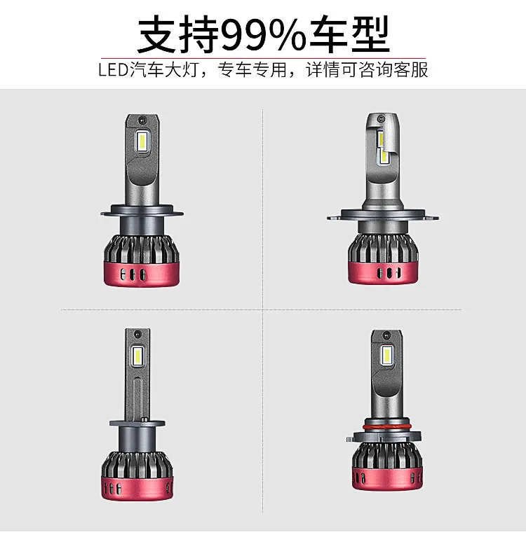 Lmusonu, новинка, для возраста от 9-32 в пост F6 автомобильная светодиодная головная светильник s 6500K авто светильник 60 Вт 10000LM H1 H3 H4 H7 H8 H11 9005 9006 9012