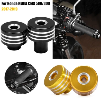 

Motor Handle Bar End Handlebar Grips Cap Cover Anti Vibration Silder Plug for For Honda Rebel CMX 300 500 CMX500 2017 2018 2019