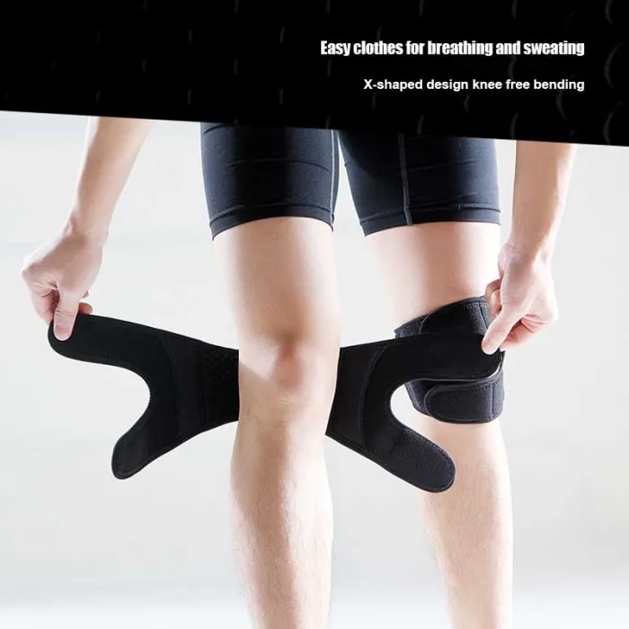 High Quality Soft Brace Knee Support Strap Adjustable Patella Tendon Protector Belt Guard Pad EK-New