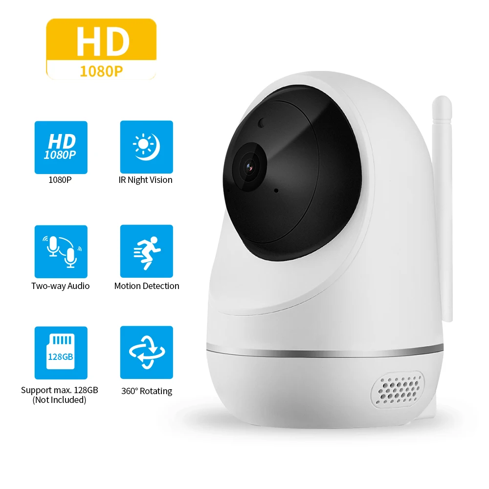 IP камера YI 1080P купольная Беспроводная с поддержкой Wi Fi и функцией ночной