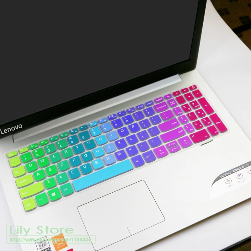 RAINBOW Чехол для клавиатуры ноутбука Защитная пленка для lenovo ideapad 320 17 V320 330 17 330-17 330-17ikb 320-17IKBR V320-17IKB 17,3 дюймов - Цвет: RAINBOW