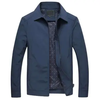 

Men's Autumn Thin Jacket 2019 New Spring male Slim Blue Jackets blusa masculina Outwear chamarras de Gentlemen Black 3XL