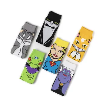 

Cartoon Anime Movie Funny Socks Creative Personalized Crazy Novelty Socks Men Hip Hop Unisex Skateboard Happy Sokken