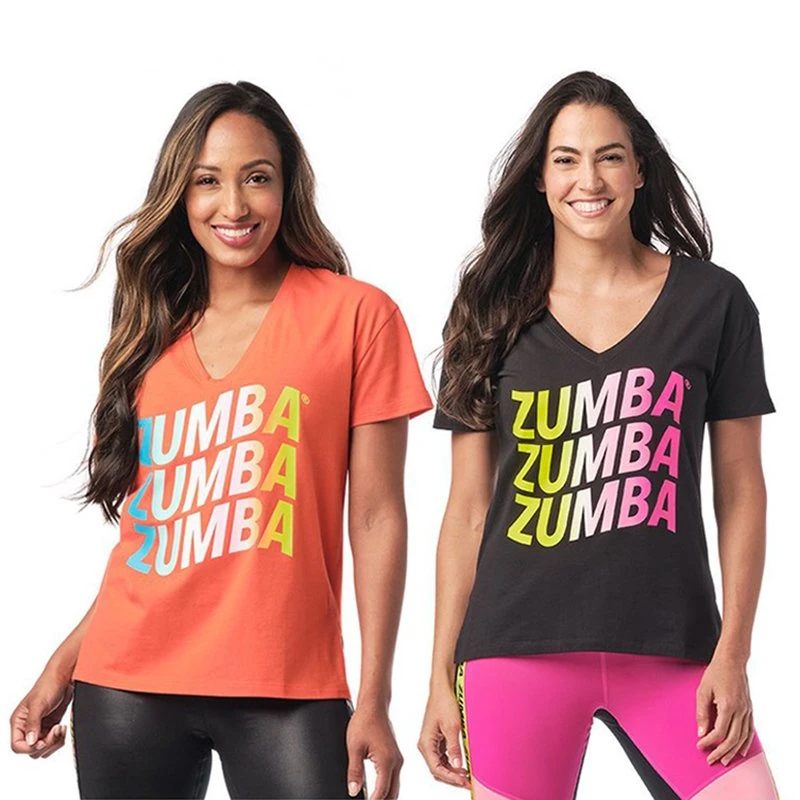 graduado Mancha Peticionario Zumba ropa de Yoga barata para mujer, camiseta de manga corta para correr,  aeróbicos, Fitness, Tops deportivos|Camisetas| - AliExpress